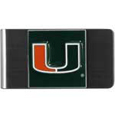 Miami Hurricanes Steel Money Clip
